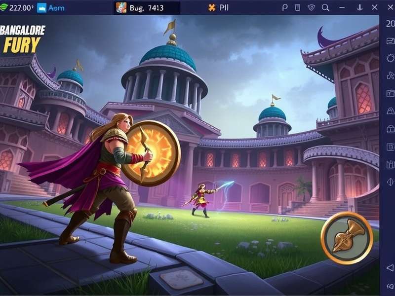 Player versus player combat in Bangalore Warrior Fury Bangalore Warrior Fury PvP arena